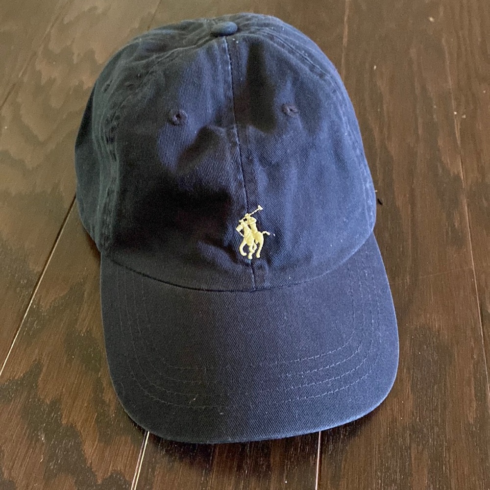 Polo Ralph Lauren hat navy with yellow logo